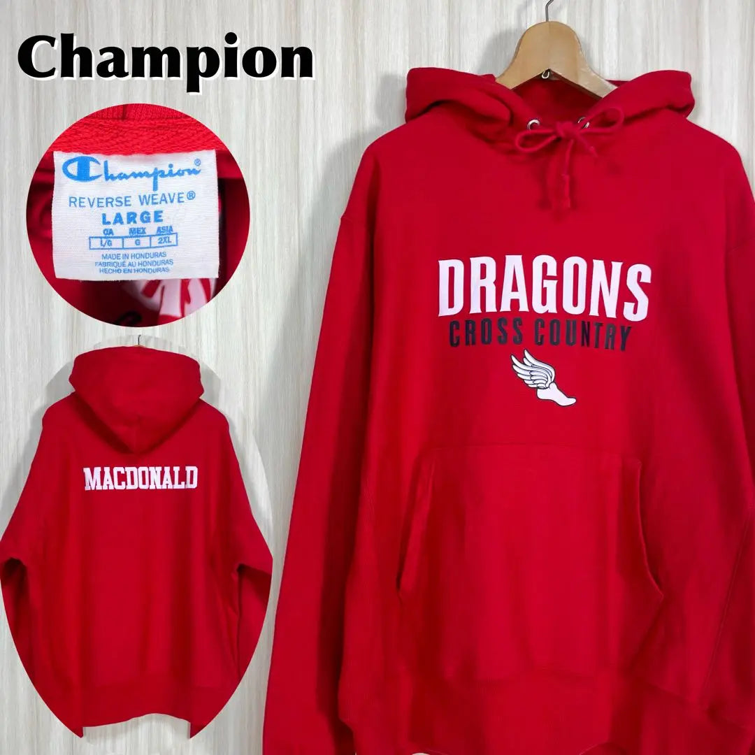 ☆ Rare ☆ Champion Reverse Weave Dragons Cross Country Parker