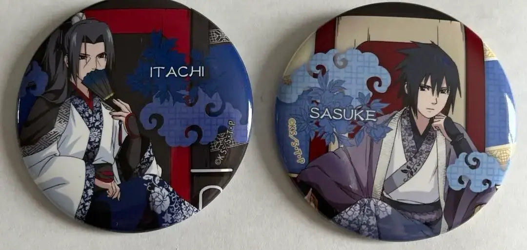 NARUTO Throne Can Badge Uchiha Itachi Uchiha Sasuke