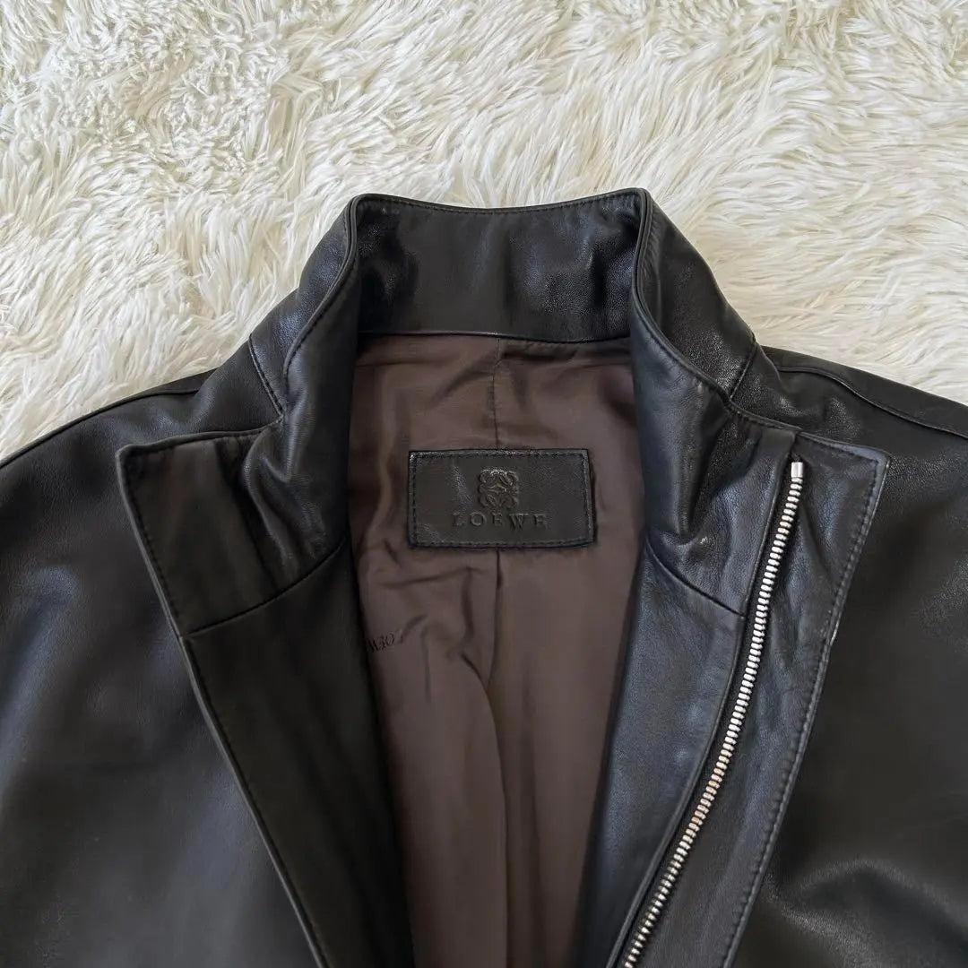 【LOEWE】"vintage leather jacket" size50