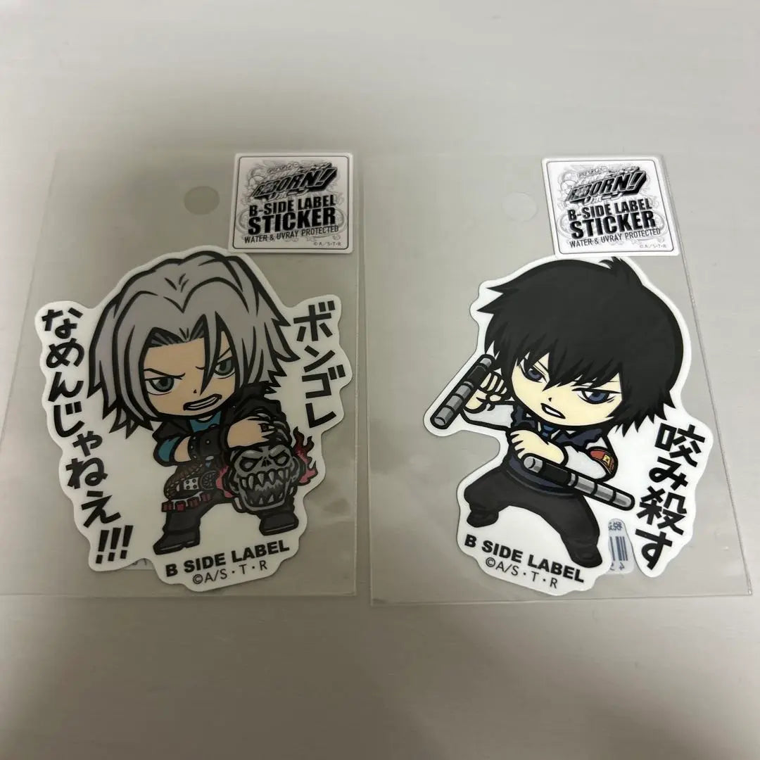 Private Tutor Hitman REBORN! Sticker Gokudera Hayato Hibari Kyoya