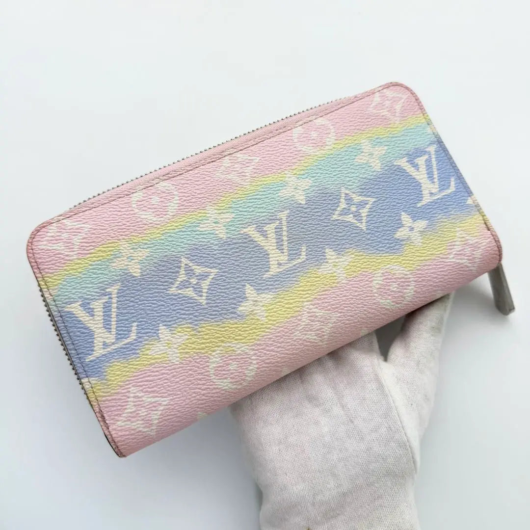 Superb condition rare ✨ Louis Vuitton LV Escal Zippy Wallet Long Wallet Pastel