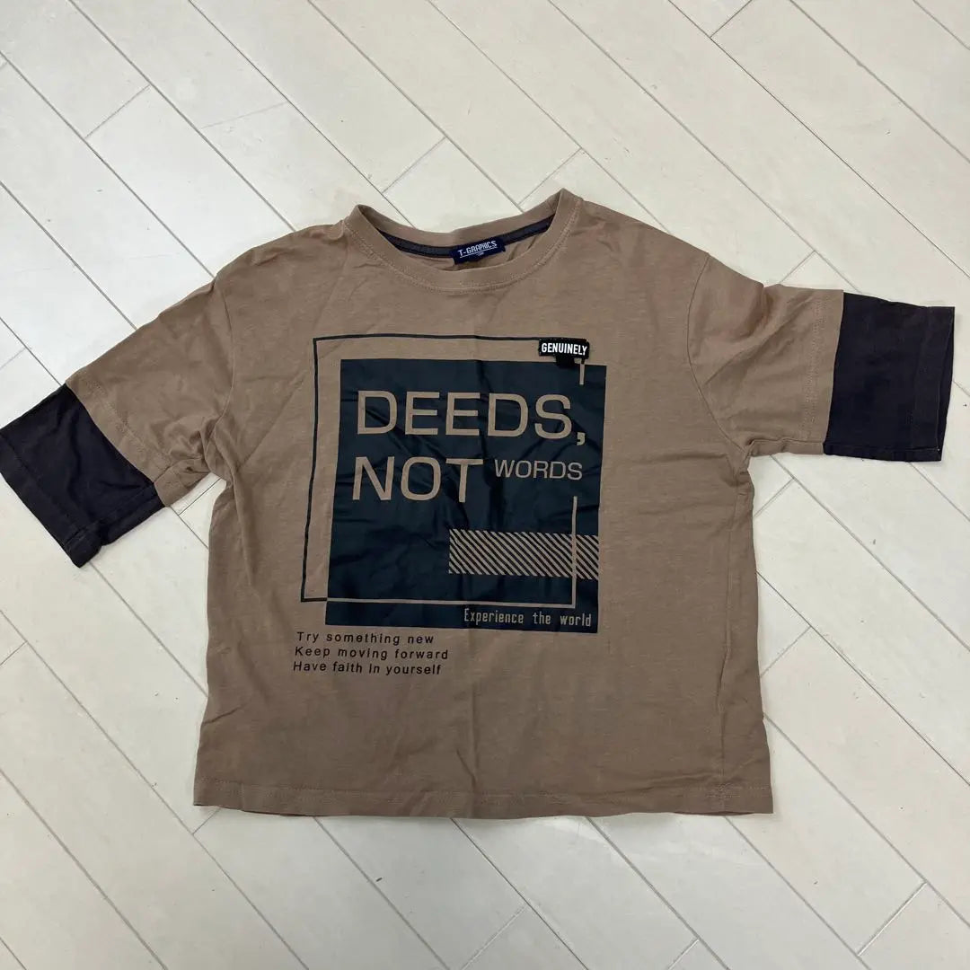 T-GRAPHICS DEEDS, NOT WORDS 5/4 Sleeve 150