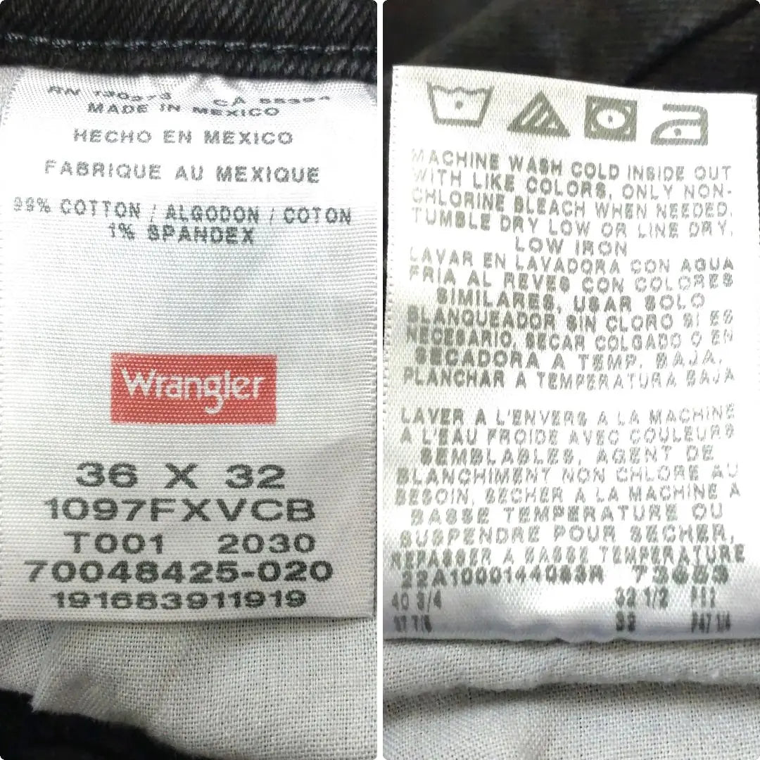 [Raro] Pantalones vaqueros negros Wrangler Jeans Jeans 1462