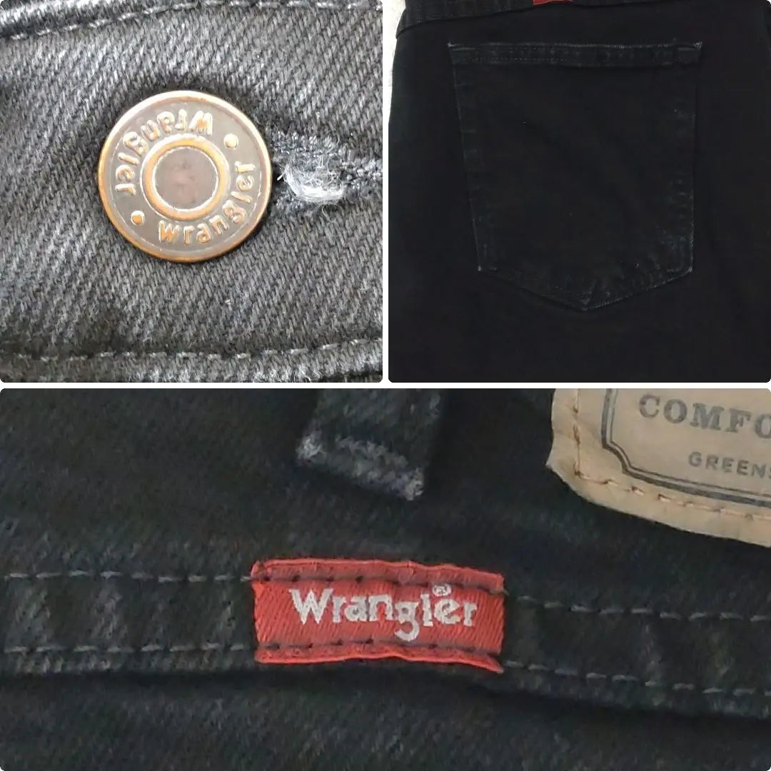 [Raro] Pantalones vaqueros negros Wrangler Jeans Jeans 1462