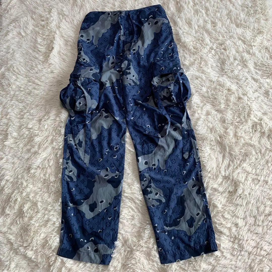 2020 Louis Vuitton Monogram 3D Pocket Camouflage Cargo Pants