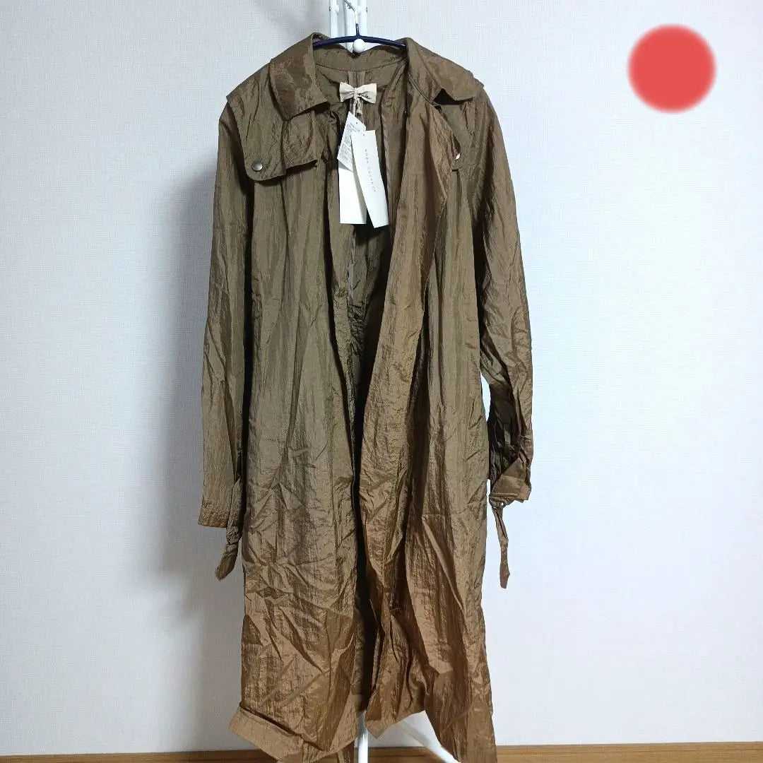 ●[New] Kobe Lettuce Nylon Long Trench Coat