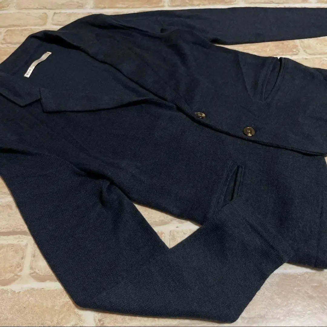 H.B.O Tailored Jacket 2B Cardigan Navy