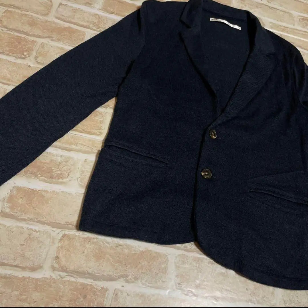 H.B.O Tailored Jacket 2B Cardigan Navy