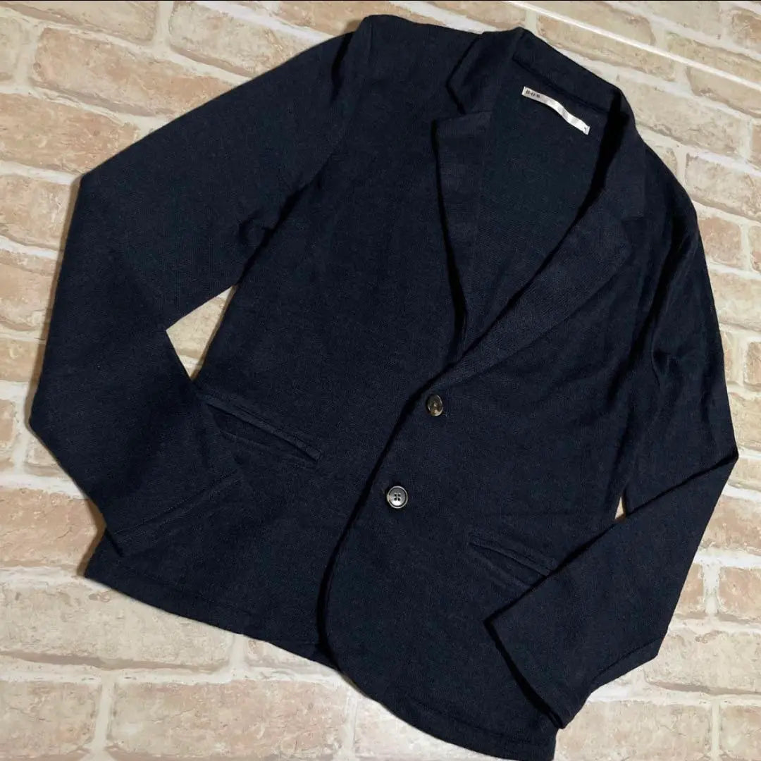 H.B.O Tailored Jacket 2B Cardigan Navy