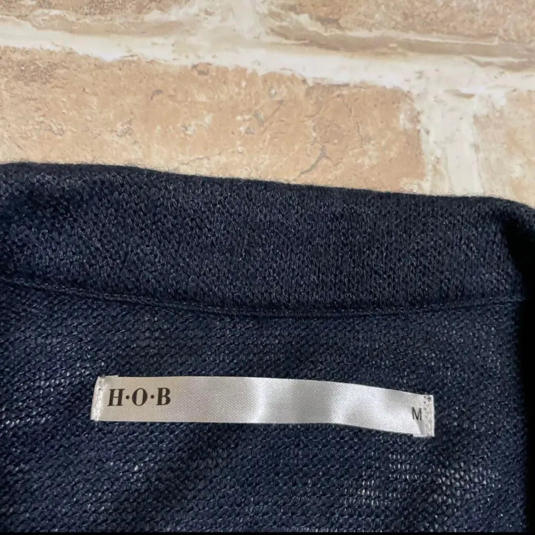 H.B.O Tailored Jacket 2B Cardigan Navy