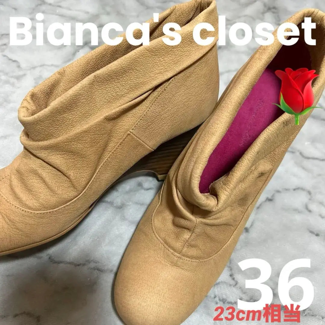 Beauty Biancas Closet Beige Brown Size 36 (equivalent to 23cm) Leather shoes