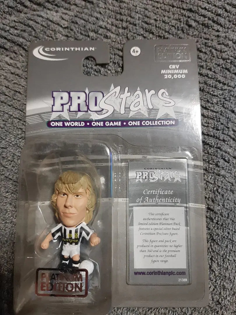 Personajes superraros de 360 ​​grados en todo el mundo, limitados a Corinthian Prostars Platinum Nedvedo