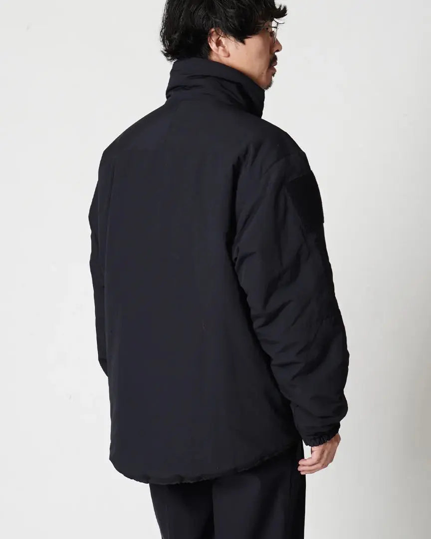 42 Captain Sunshine Puffer Mil Jacket Black