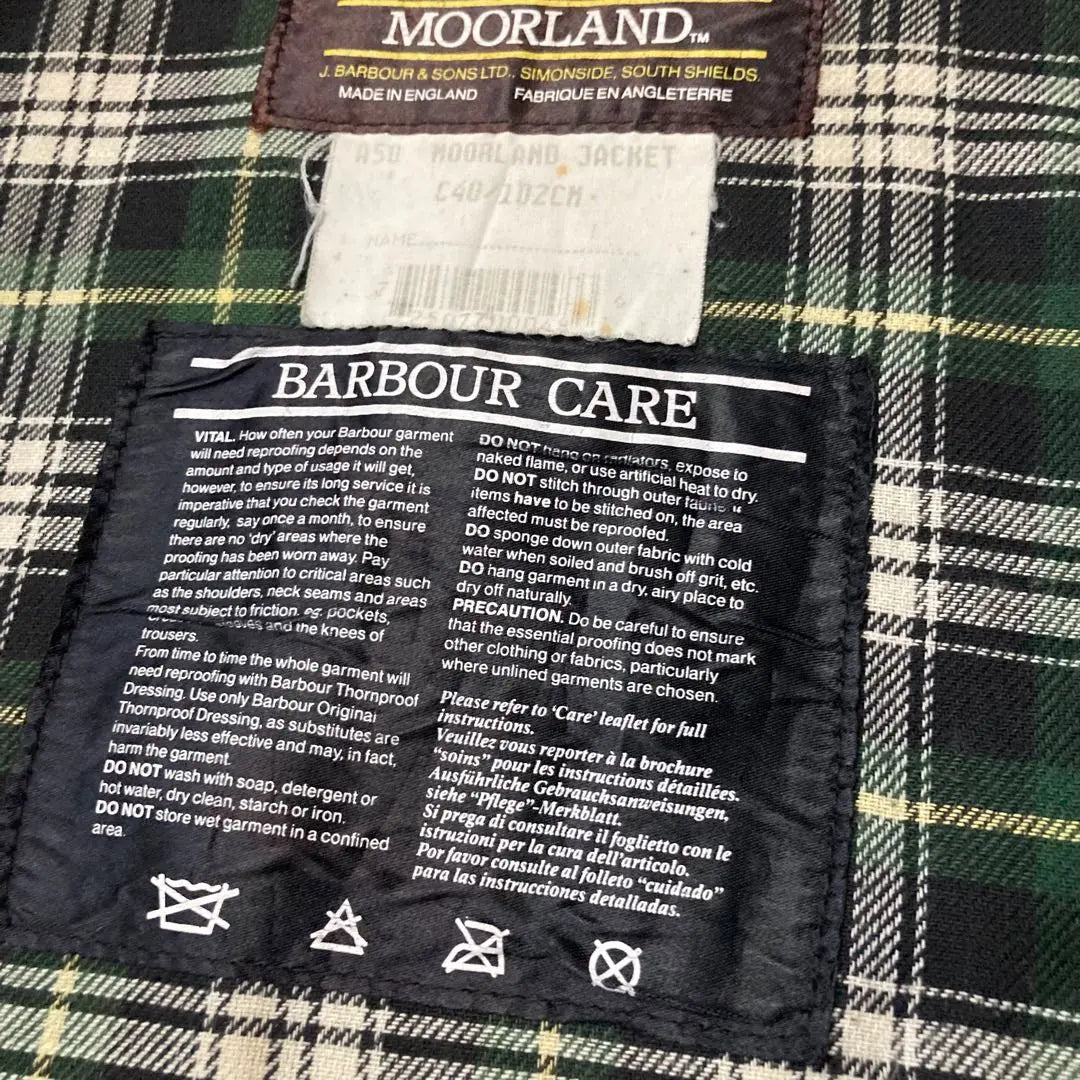 Barbour Moorland Beaufort 40 L XL Food Brown