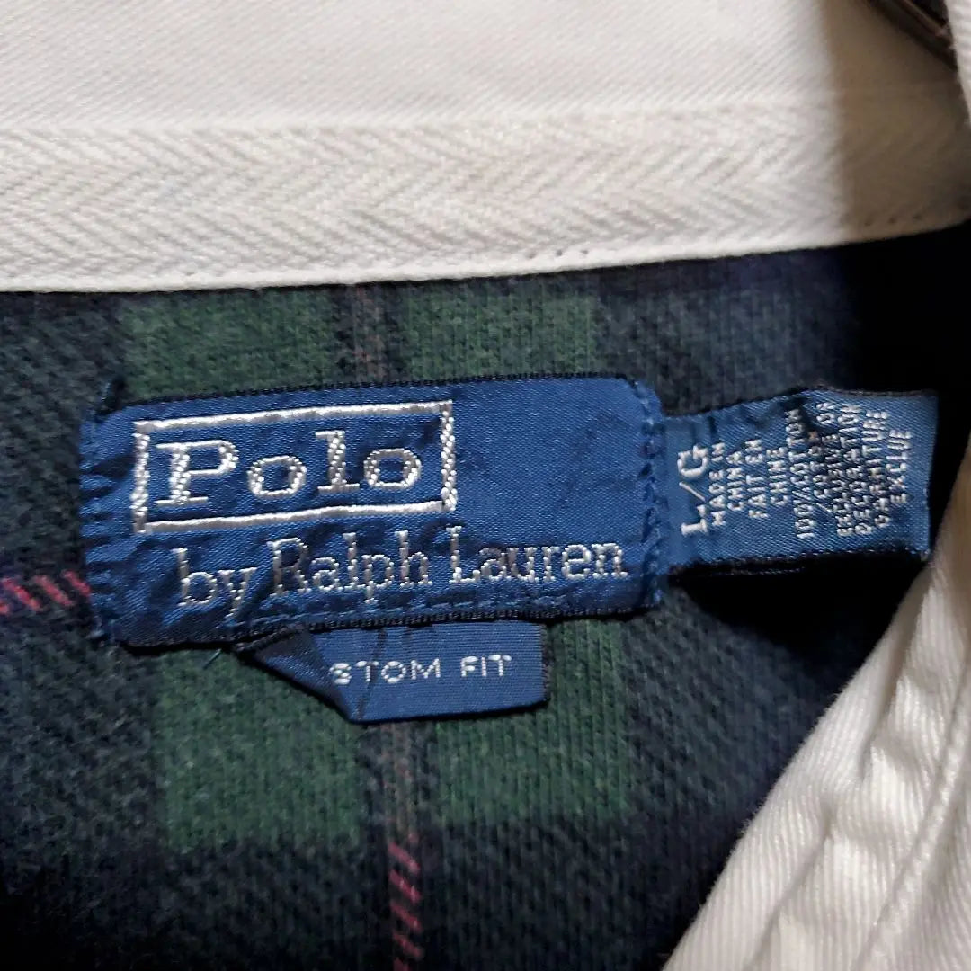 ☆Polo Vi Ralph Lauren ☆Ruger Shirt ☆Big Pony ☆Check ☆L