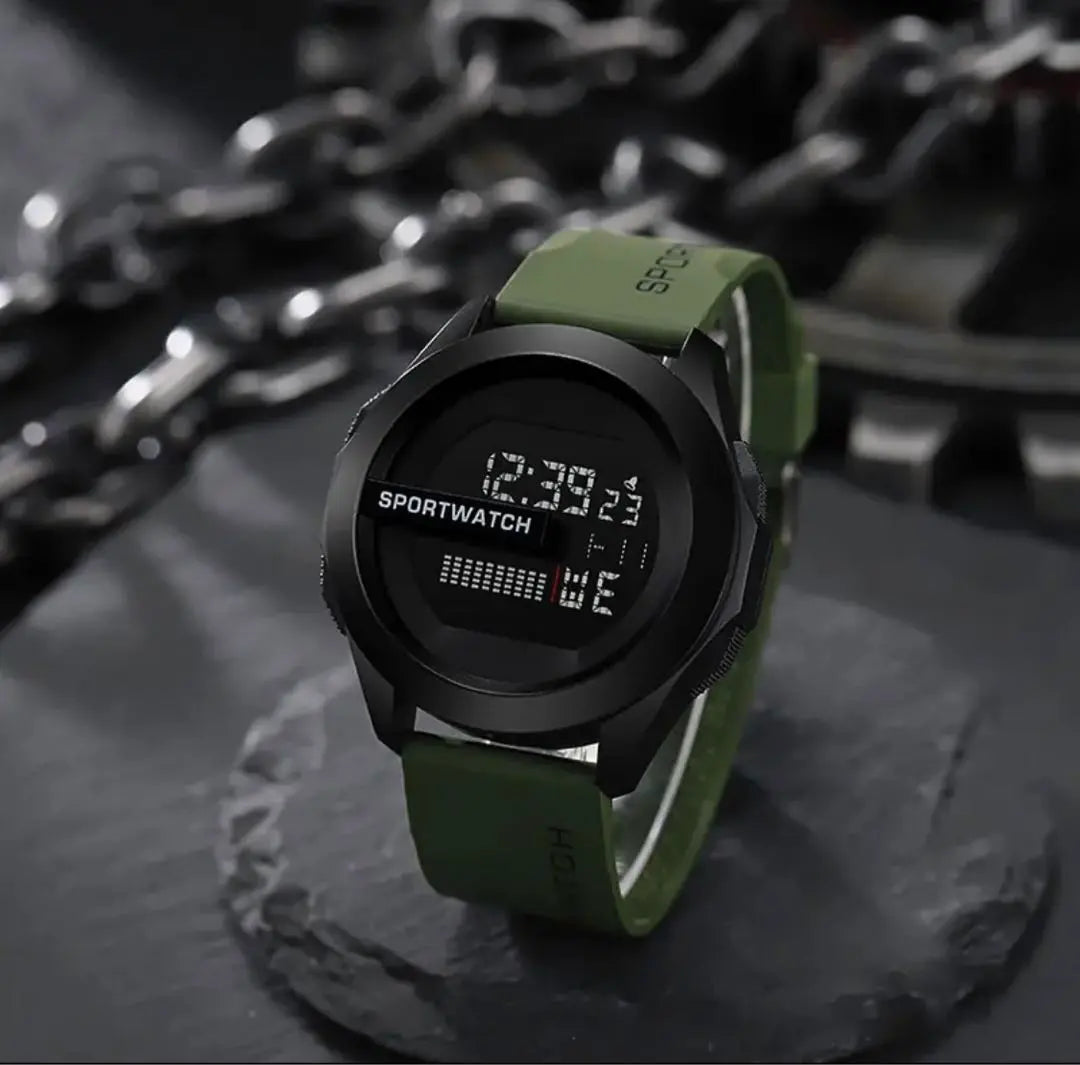 Time Sale Fashionable Waterproof Watch Green