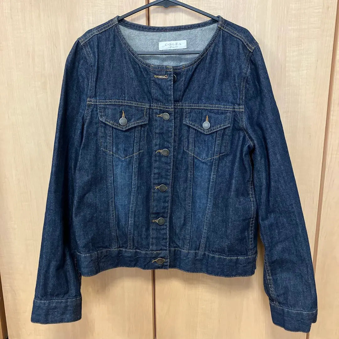 Denim jacket G-jacket LL size