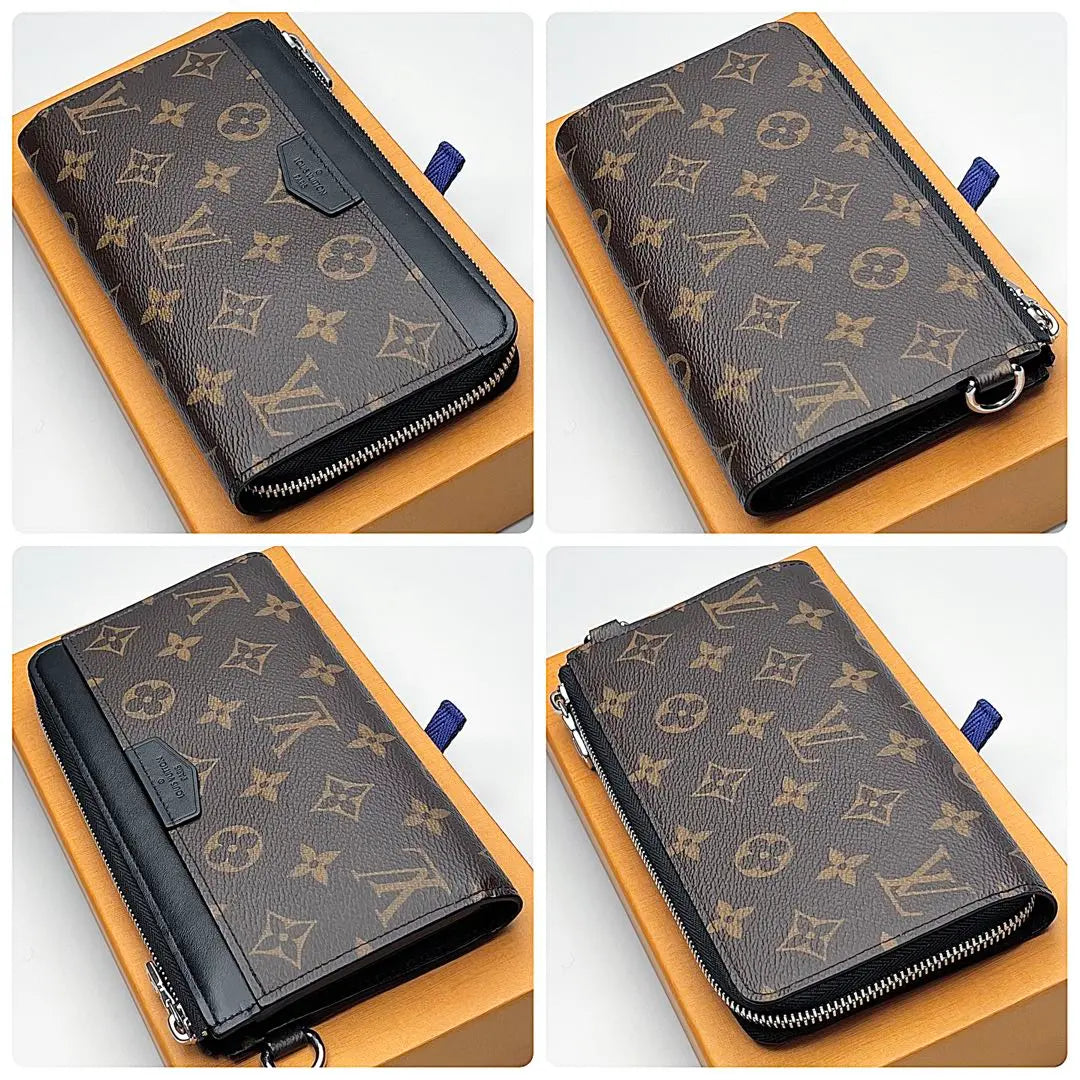 Bolso Louis Vuitton Zippy Dragonne Monogram Macather Producto genuino garantizado 2469