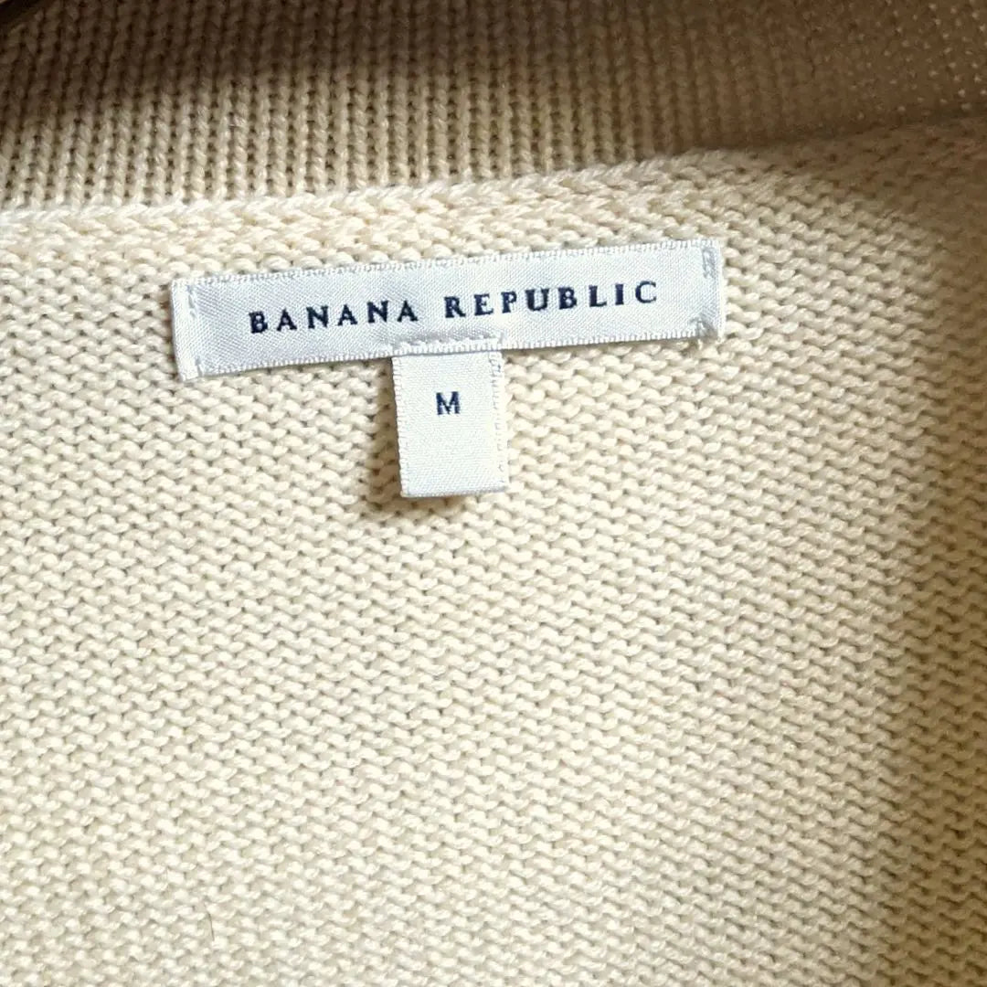 [16] Banana Republic Half Button Long Sleeve Knit Cardigan Wool Blend