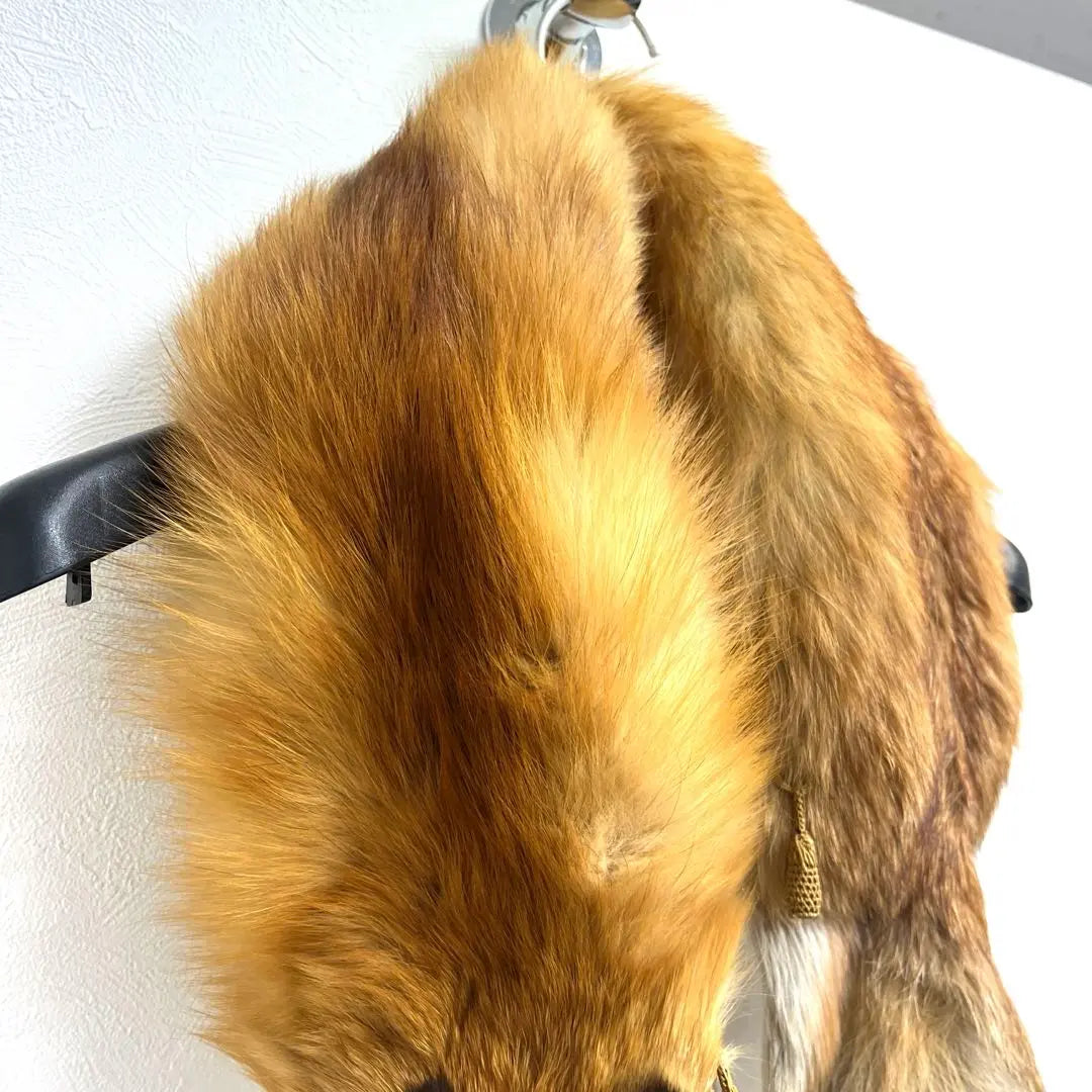 Light brown color mink scarf