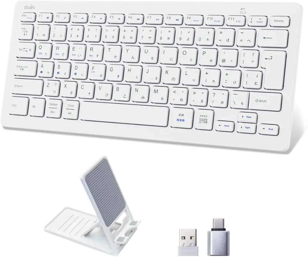 Keyboard compatible with both wireless Bluetooth and USB wireless, compatible with multiple OS