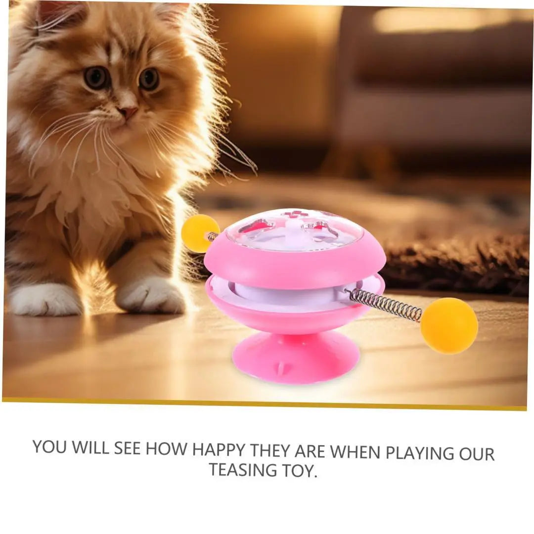 Spinner juguete para gatos tocadiscos ejercicio sala de alivio del estrés | スピナー 猫のおもちゃ ターンテーブル エクササイズ ストレス発散 室内