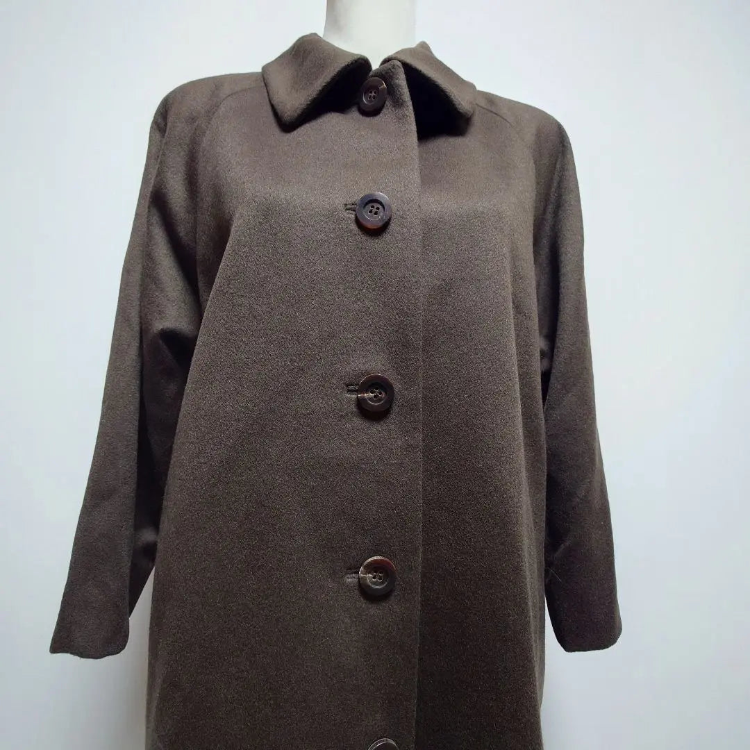 Good condition GIANNI LO GIUDICE long coat cashmere 100tct7