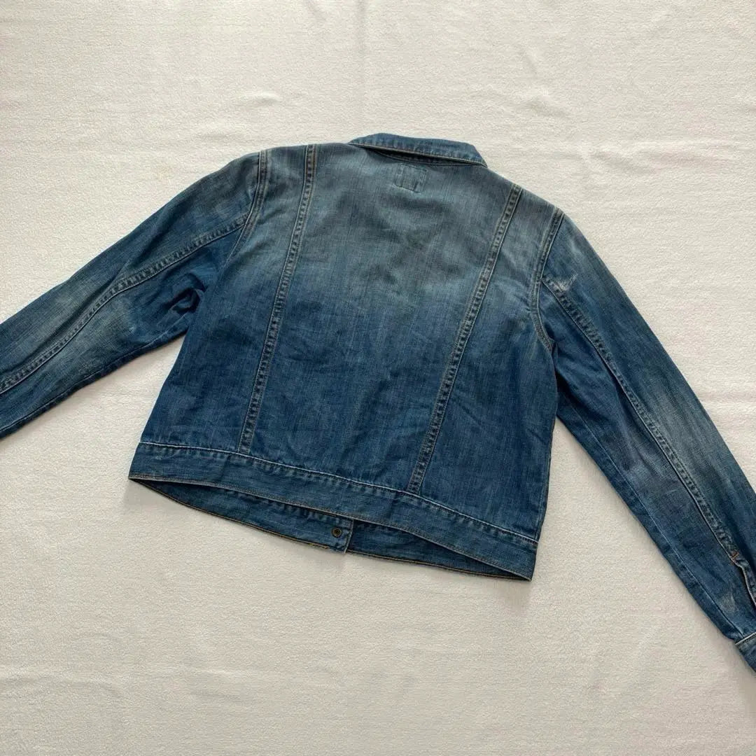 GAP Women's Denim Jacket Cotton XL Large Size Blue