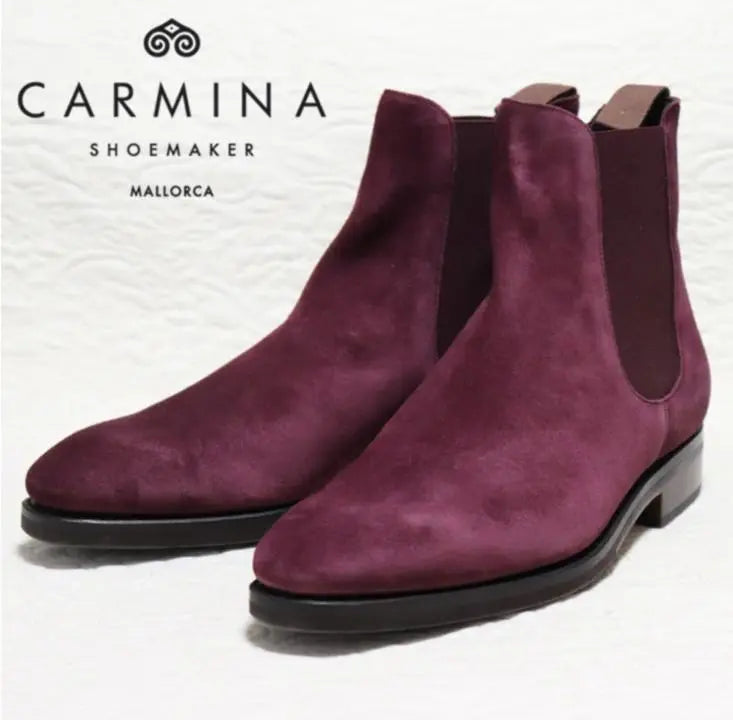 New box included [Carmina] Suede Side Gore Chelsea Boots 26.5cm