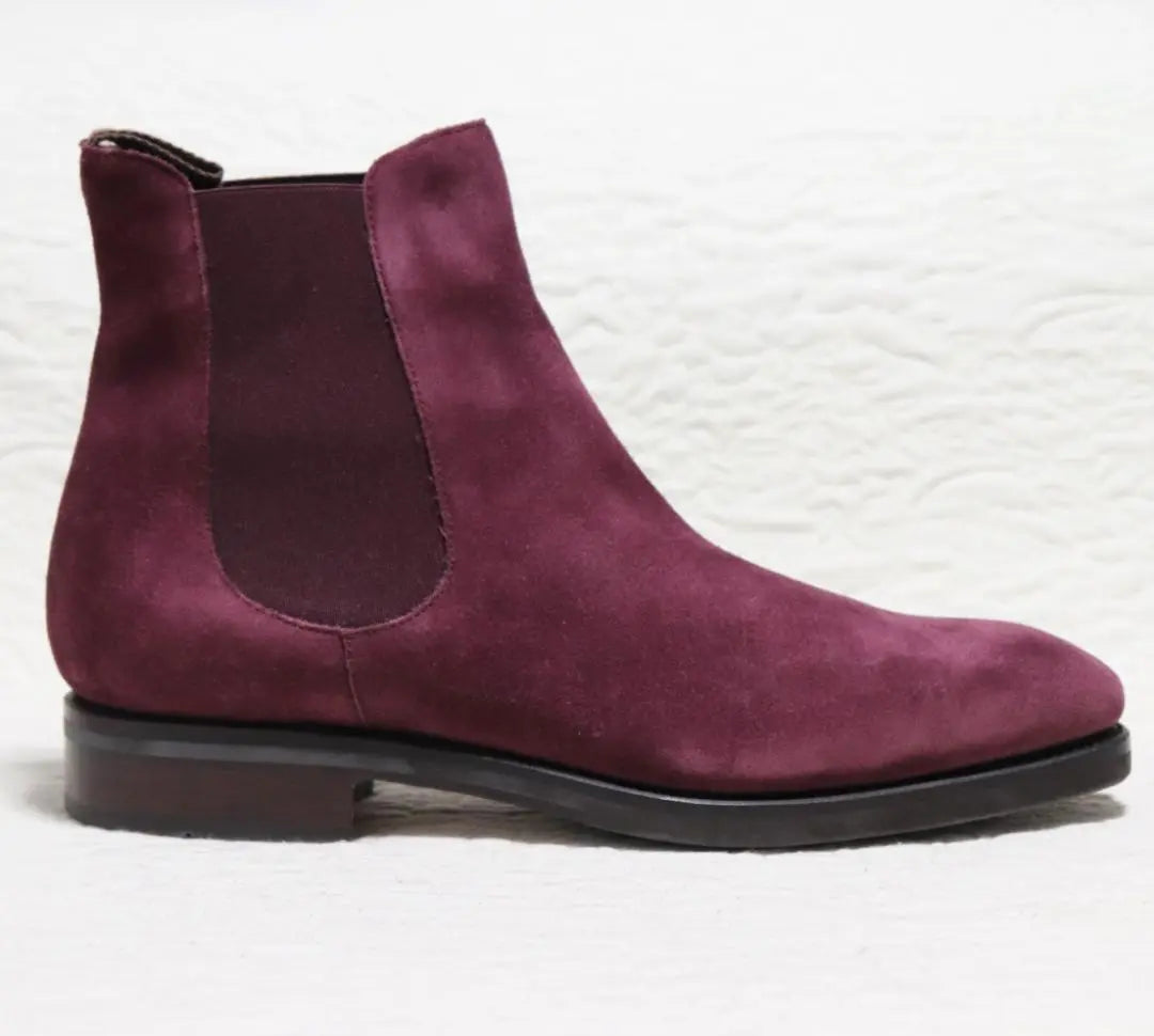 New box included [Carmina] Suede Side Gore Chelsea Boots 26.5cm