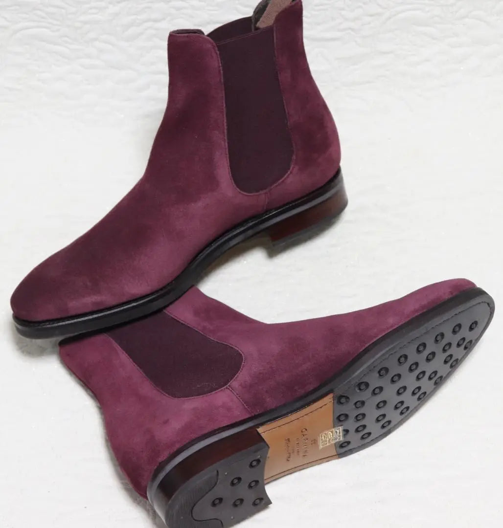 New box included [Carmina] Suede Side Gore Chelsea Boots 26.5cm