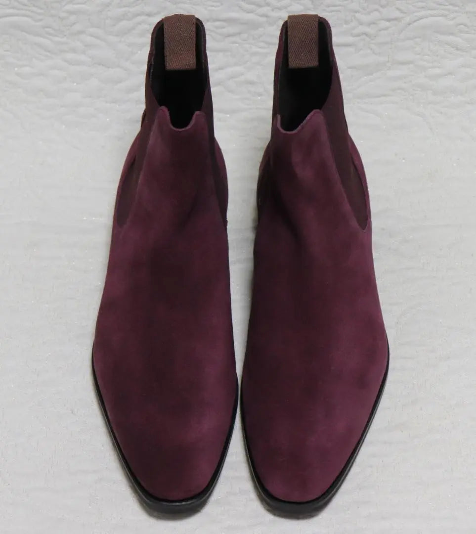 New box included [Carmina] Suede Side Gore Chelsea Boots 26.5cm