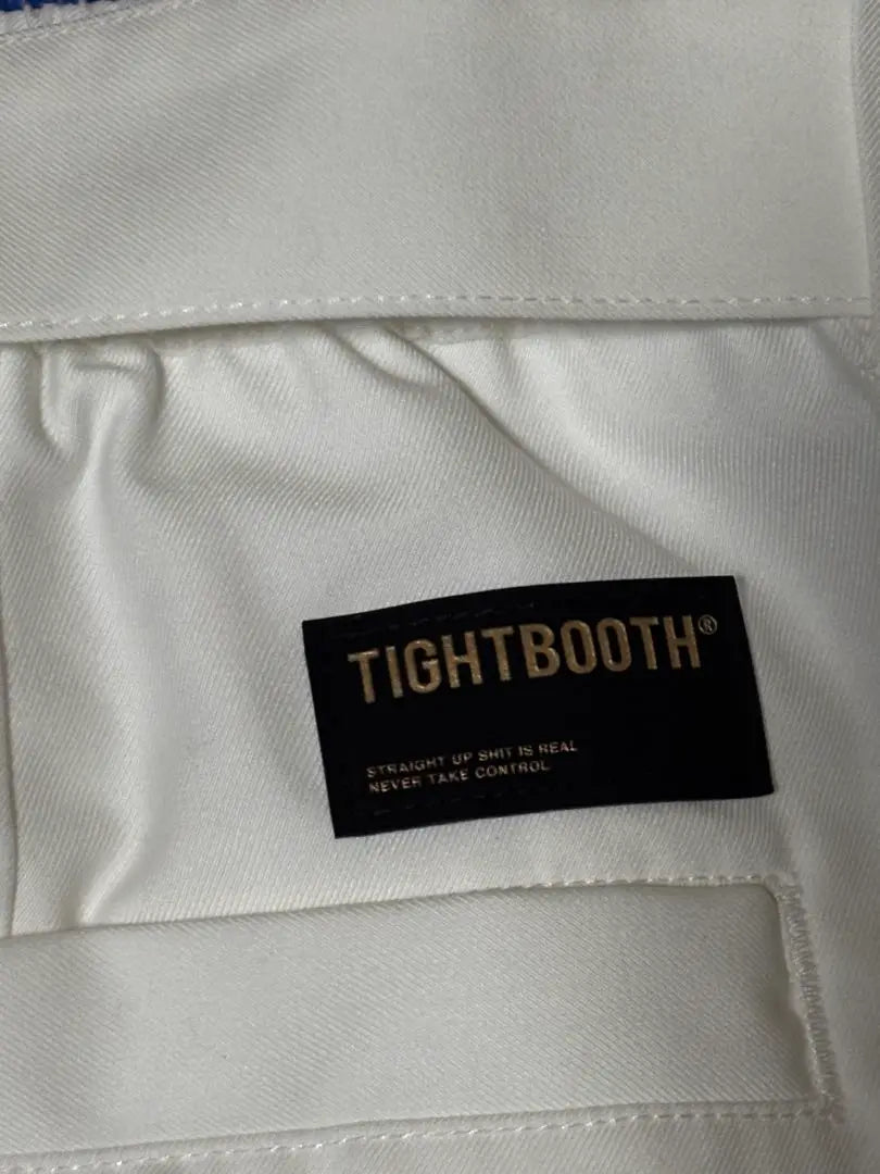 tightbooth tightbooth SS24 buggy slacks white L