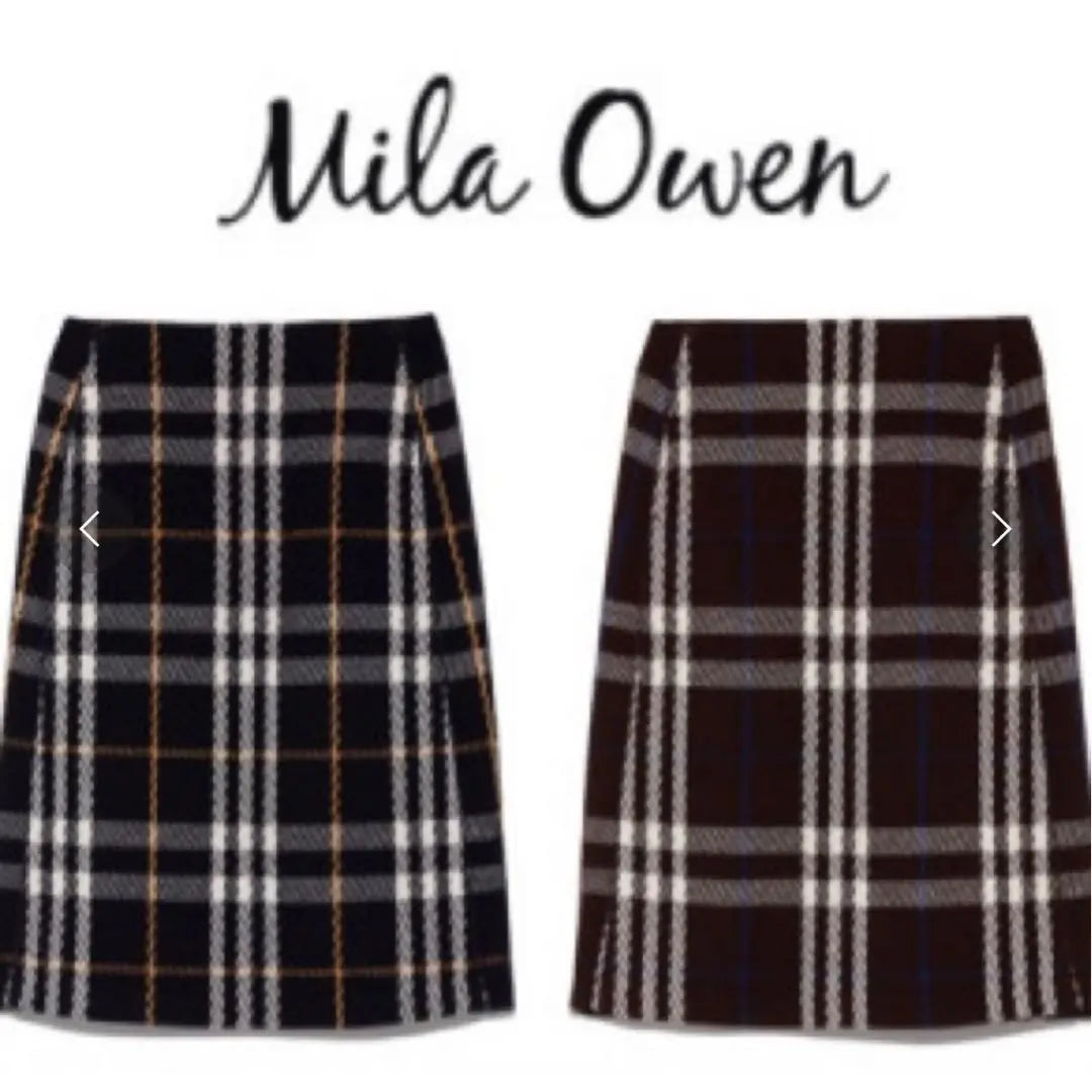 ✨️Good condition✨️Mila Owen Checked Wool Skirt