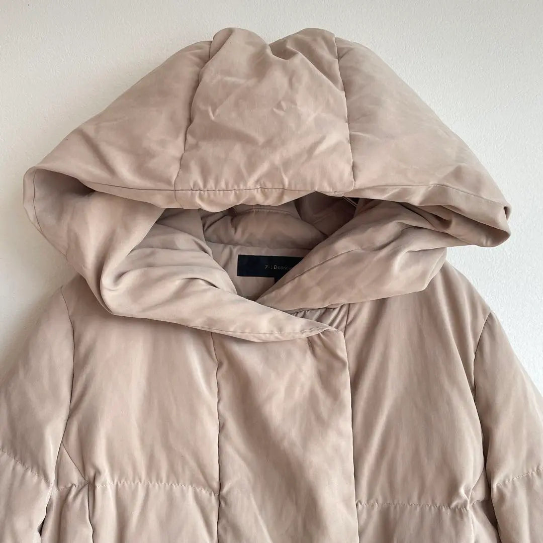 ★ Seven Idea Concept Hooded Down Jacket Coat M Slim