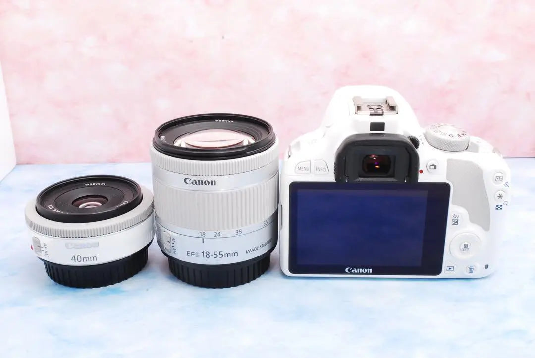 Stylish white & superb condition & double lens☆Cannon Kiss X7☆SLR camera | お洒落なホワイト＆極美品＆Wレンズ☆キャノン Kiss X7☆一眼レフカメラ