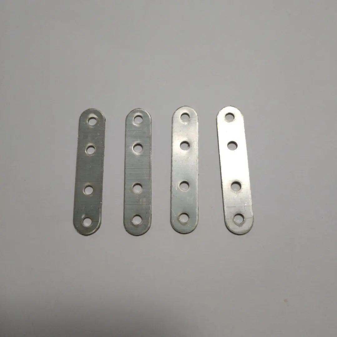 Angle Joint Metal Flat Plate Stainless Steel 4pcs | アングル 接合金具 フラットプレート ステンレス鋼 4個