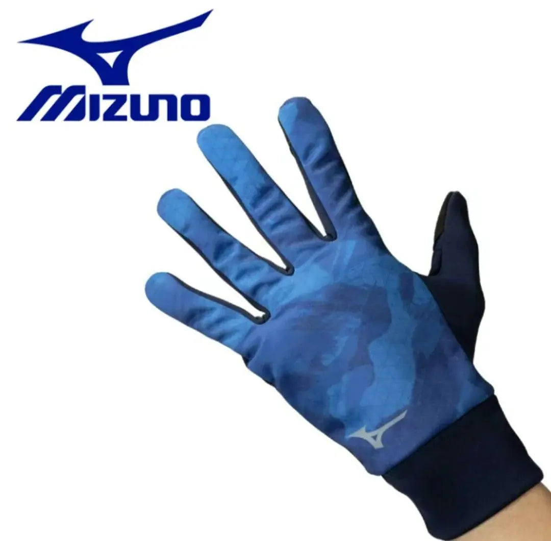 Mizuno MIZUNO Men's Fitness Gloves Blue Breath Thermo