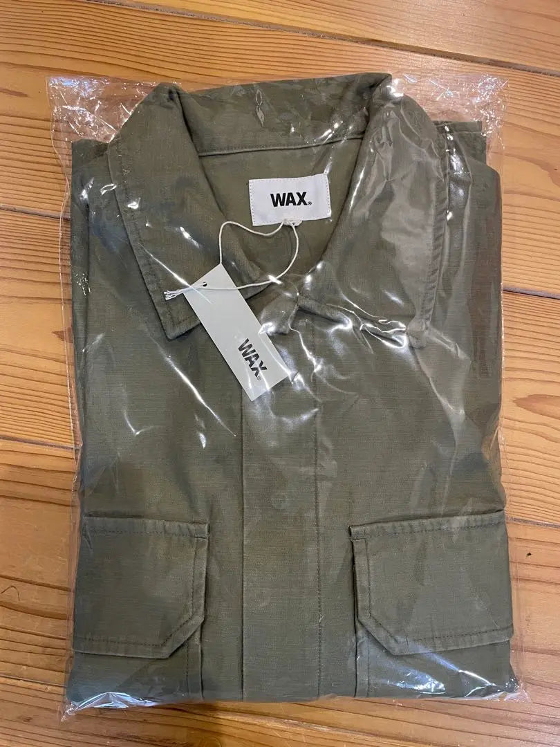 Wax Back satin cover all Khaki M