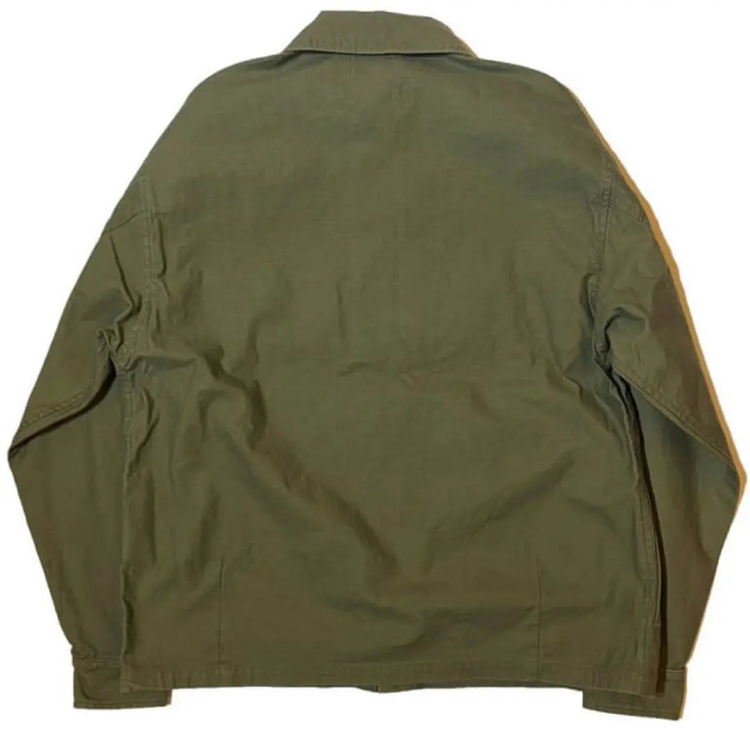 Wax Back satin cover all Khaki M