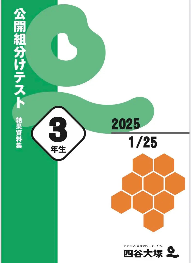 Prueba de clasificación de Yotsuya Otsuka Nuevo formulario de respuesta de enero de 4.º grado con tabla de clasificación Academia Waseda