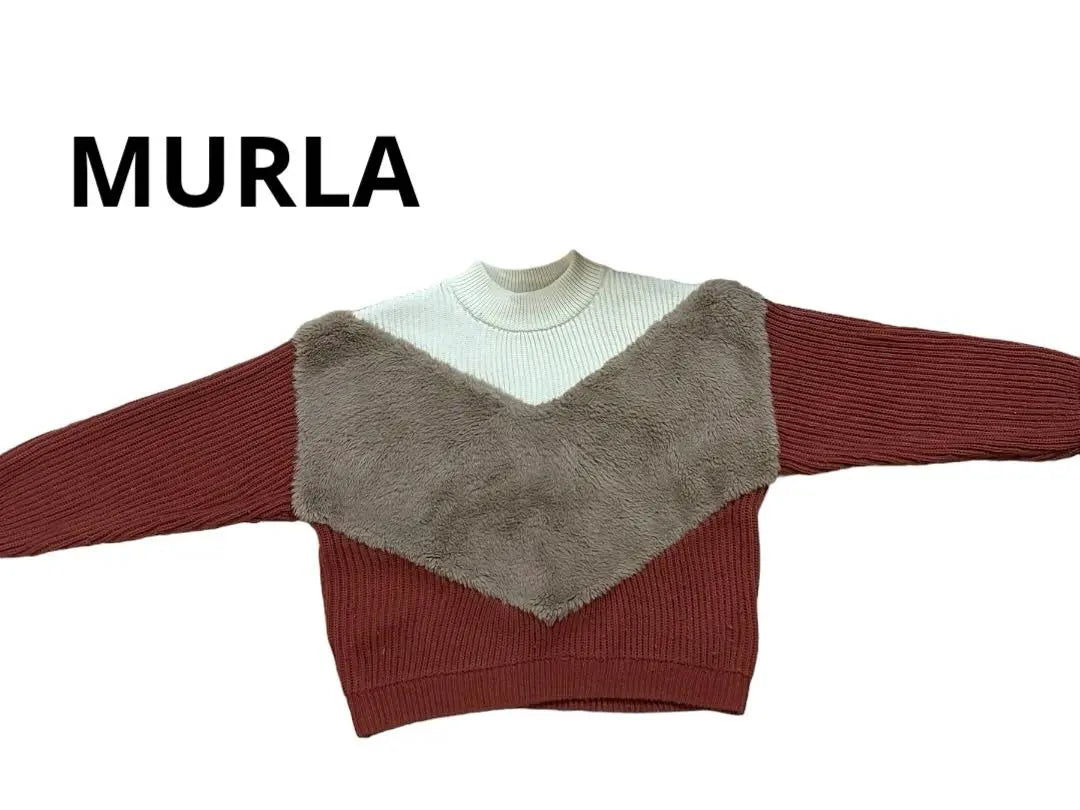 Super beautiful condition! MURLA Knit Sweater Women's Fashion Vintage Clothing Niko∞2525