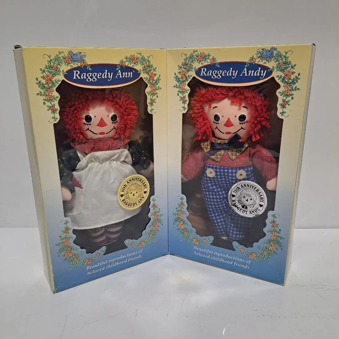 Ragadian & Andy Story Book Memorial Pair Doll Doll Vintage