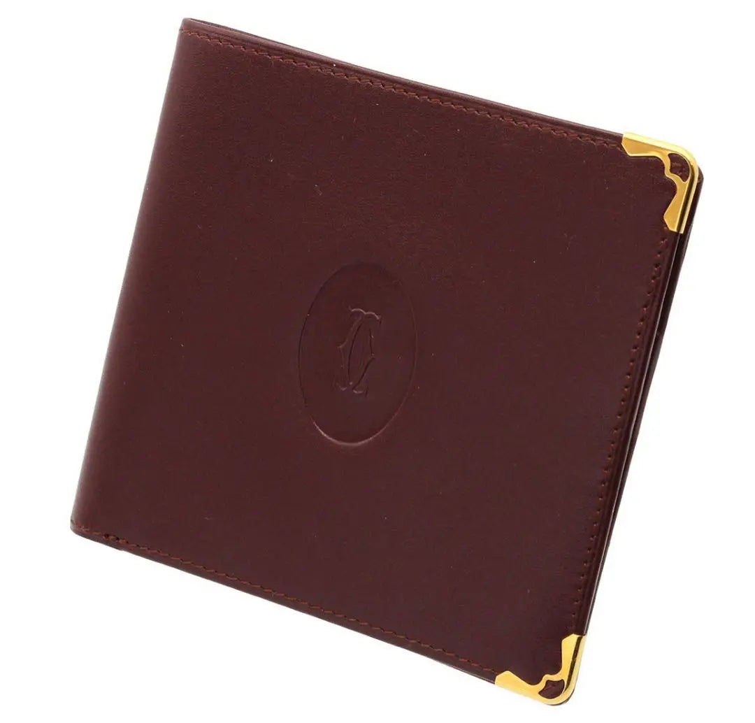 Nuevo juego de billetera y monedero plegable Cartier Mastline C2187