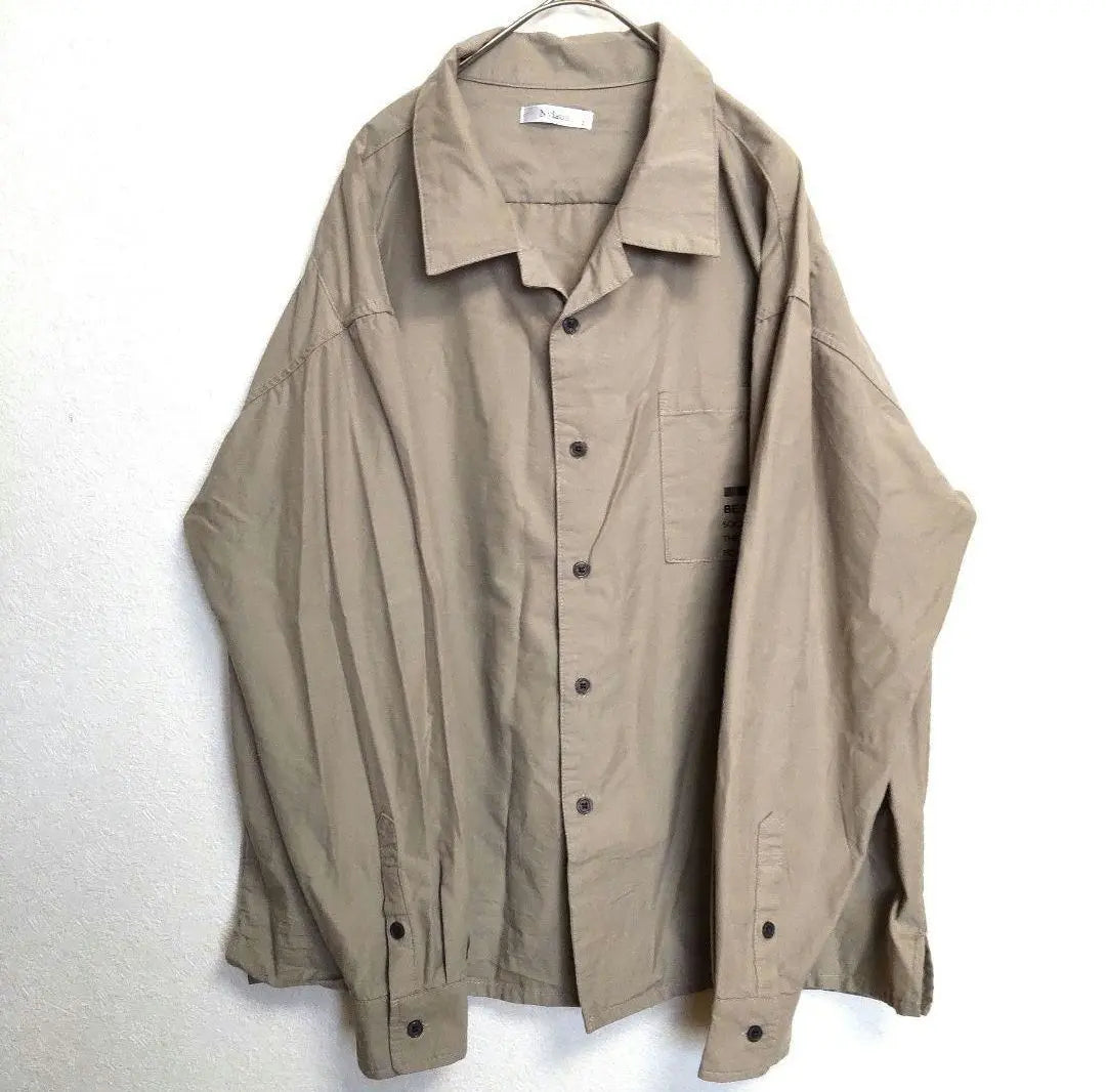 □[Nylaus] Long-sleeved shirt (L) Men's vintage clothing tops Nilas