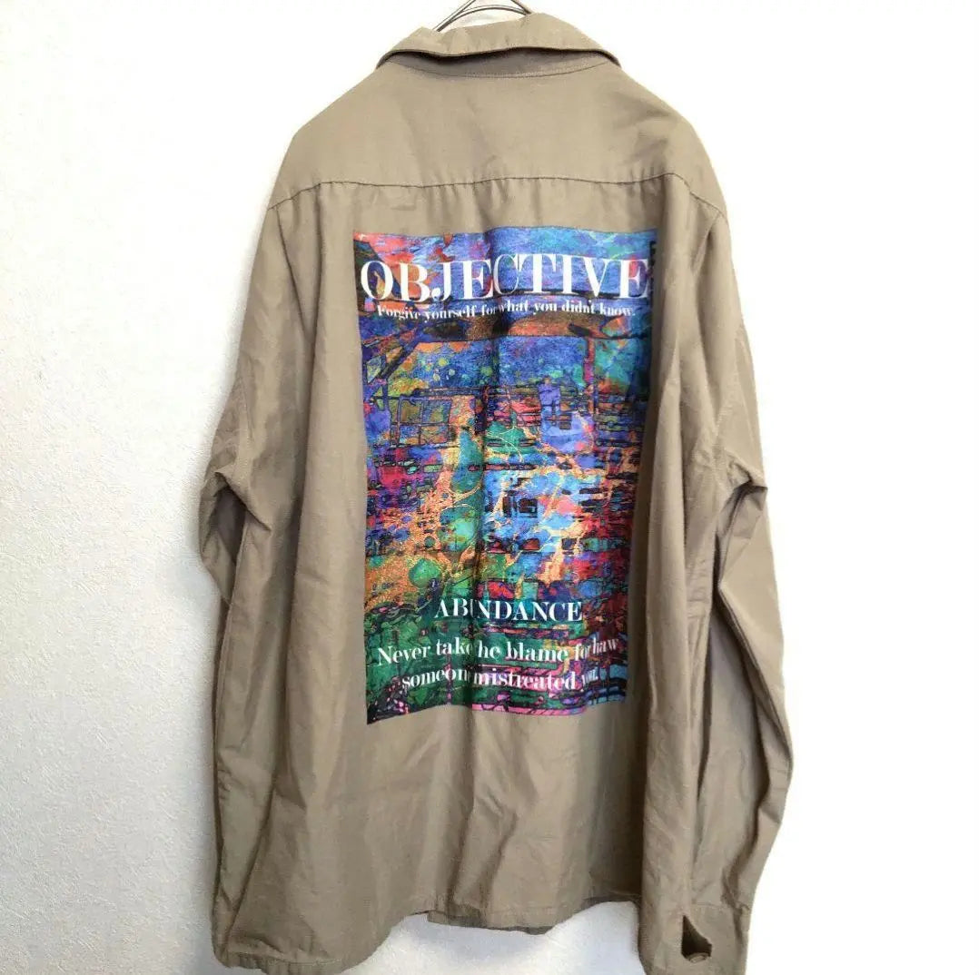 □[Nylaus] Long-sleeved shirt (L) Men's vintage clothing tops Nilas