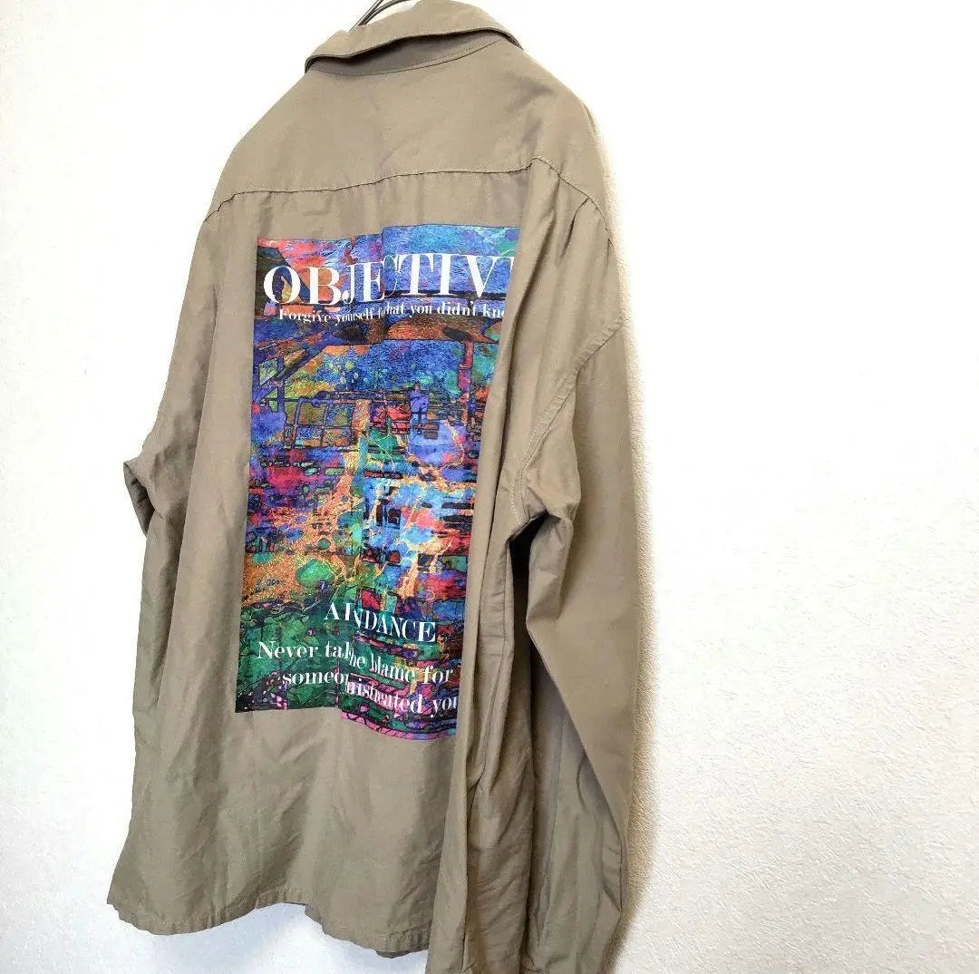 □[Nylaus] Long-sleeved shirt (L) Men's vintage clothing tops Nilas