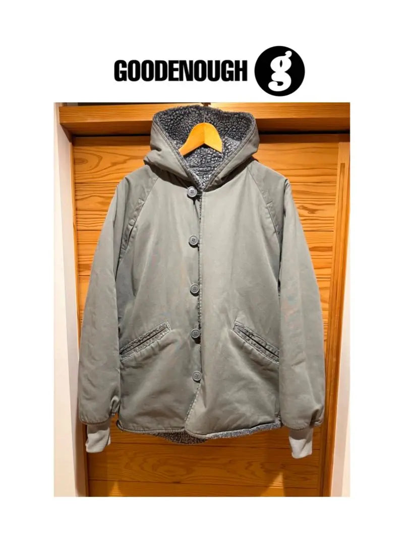 [Good condition] Goodenough boa jacket deck jacket M