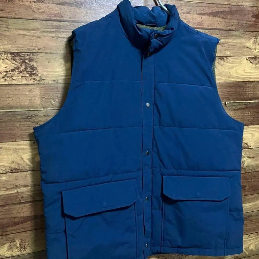 7334 Used clothing Heavy vest Padded vest Cold protection Outerwear Button 2XL