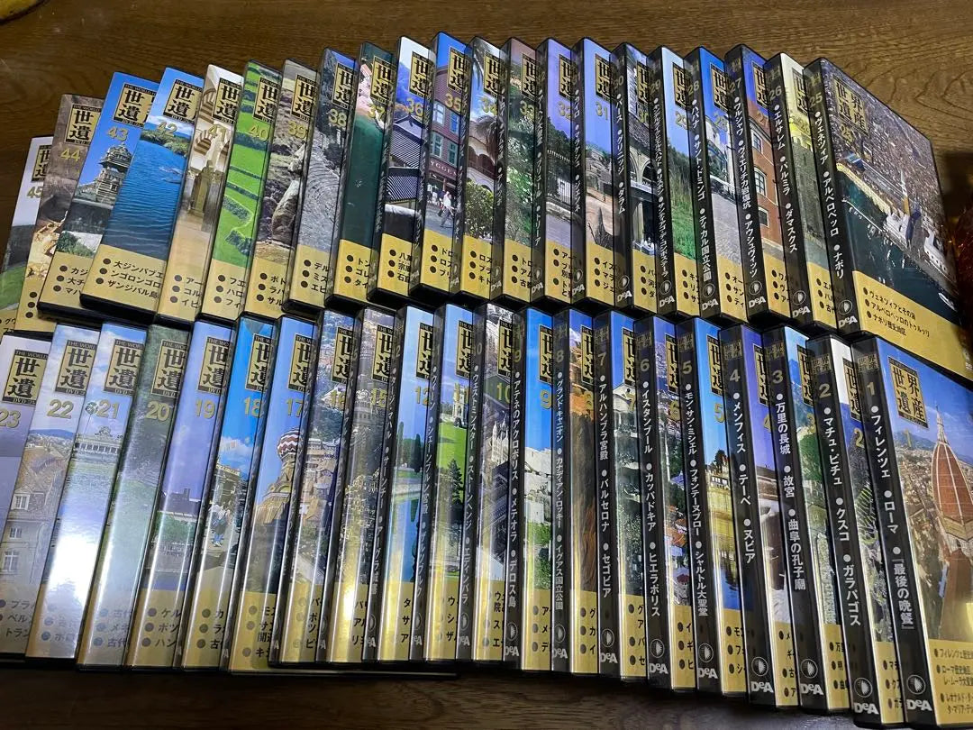 De Agostini World Heritage DVD Collection Volumes 1-45, but 13 and 14 are missing